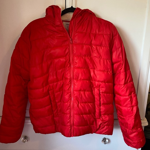 Red puffer jacket - Picture 2 of 2